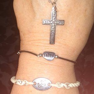 <3   $6 - $12   Cross ~ Wear Your Armor Jewelry Set  <3